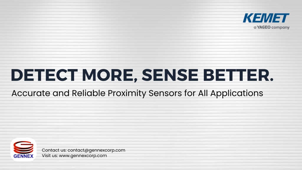 KEMET delivers high-performance proximity sensors for mission-critical applications in Malaysia. Precise, durable, and customizable solutions to fit your needs.