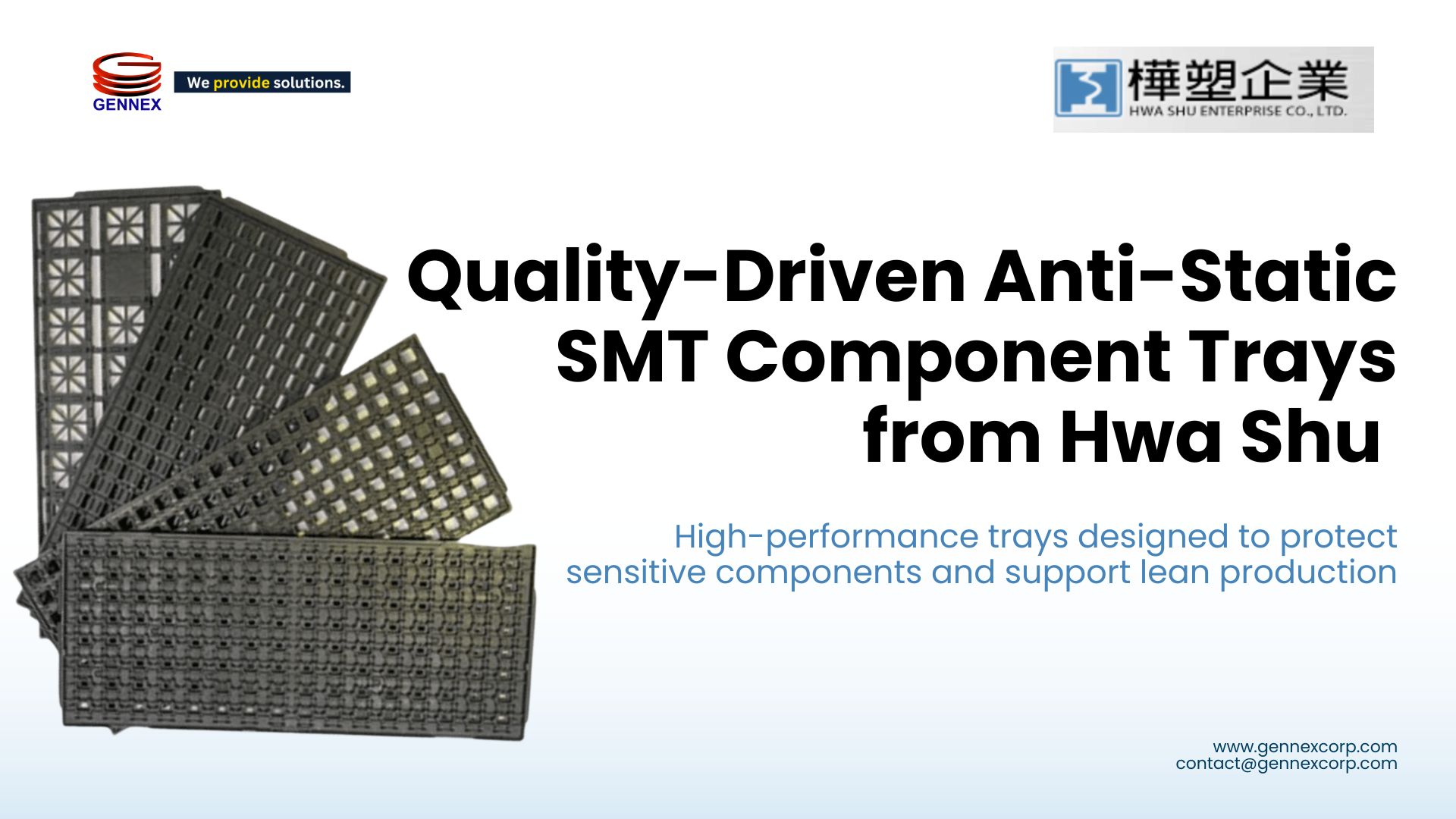 Quality-Driven Anti-Static SMT Component Trays