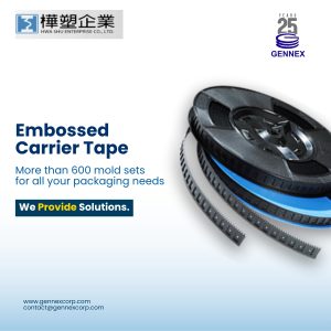 Embossed Carrier Tape and Reel - Gennex