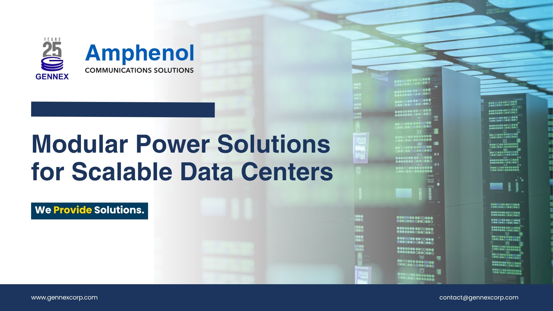 Modular Power Solutions for Scalable Data Centers 