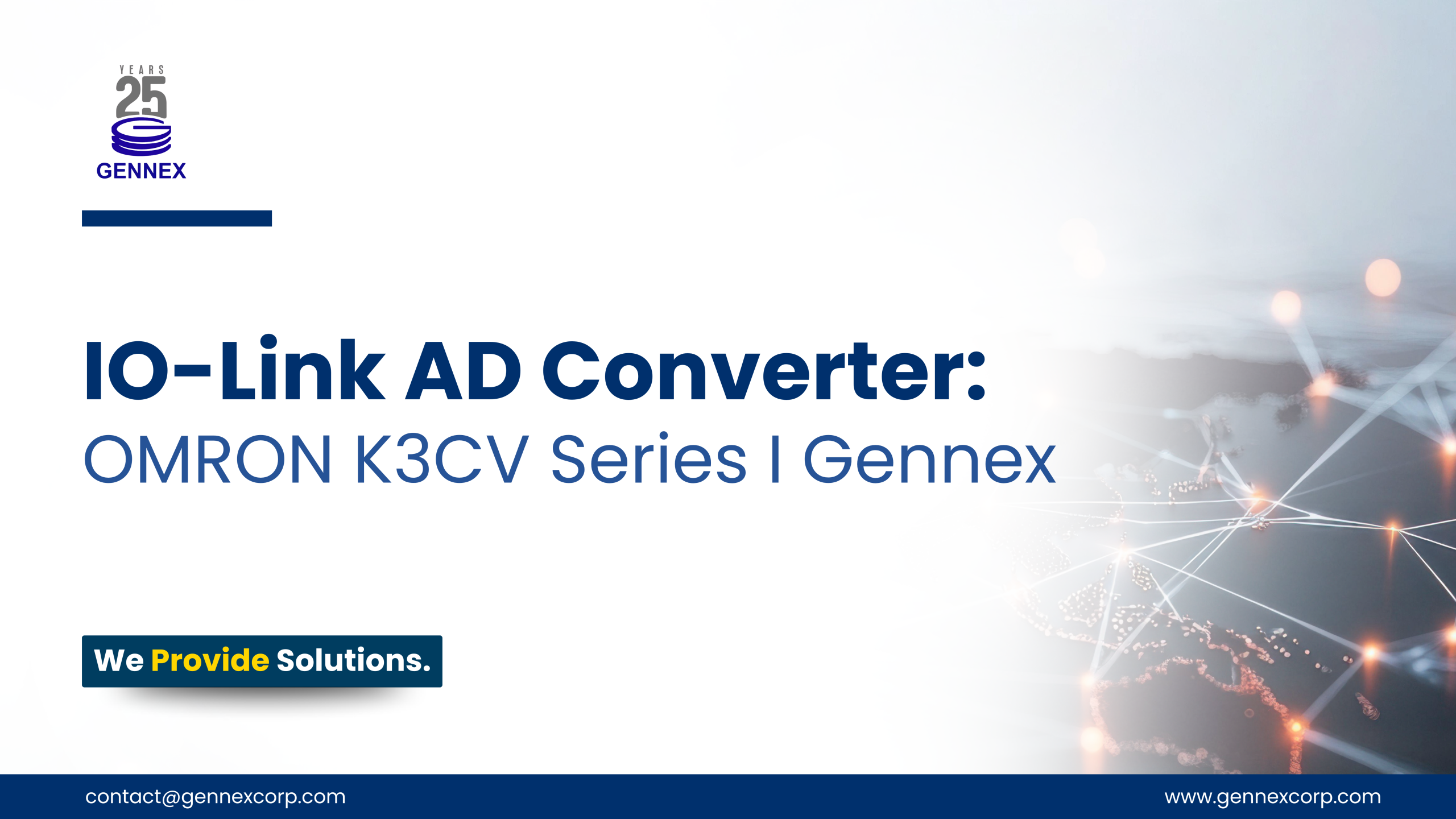 IO-Link AD Converter: OMRON K3CV Series I Gennex