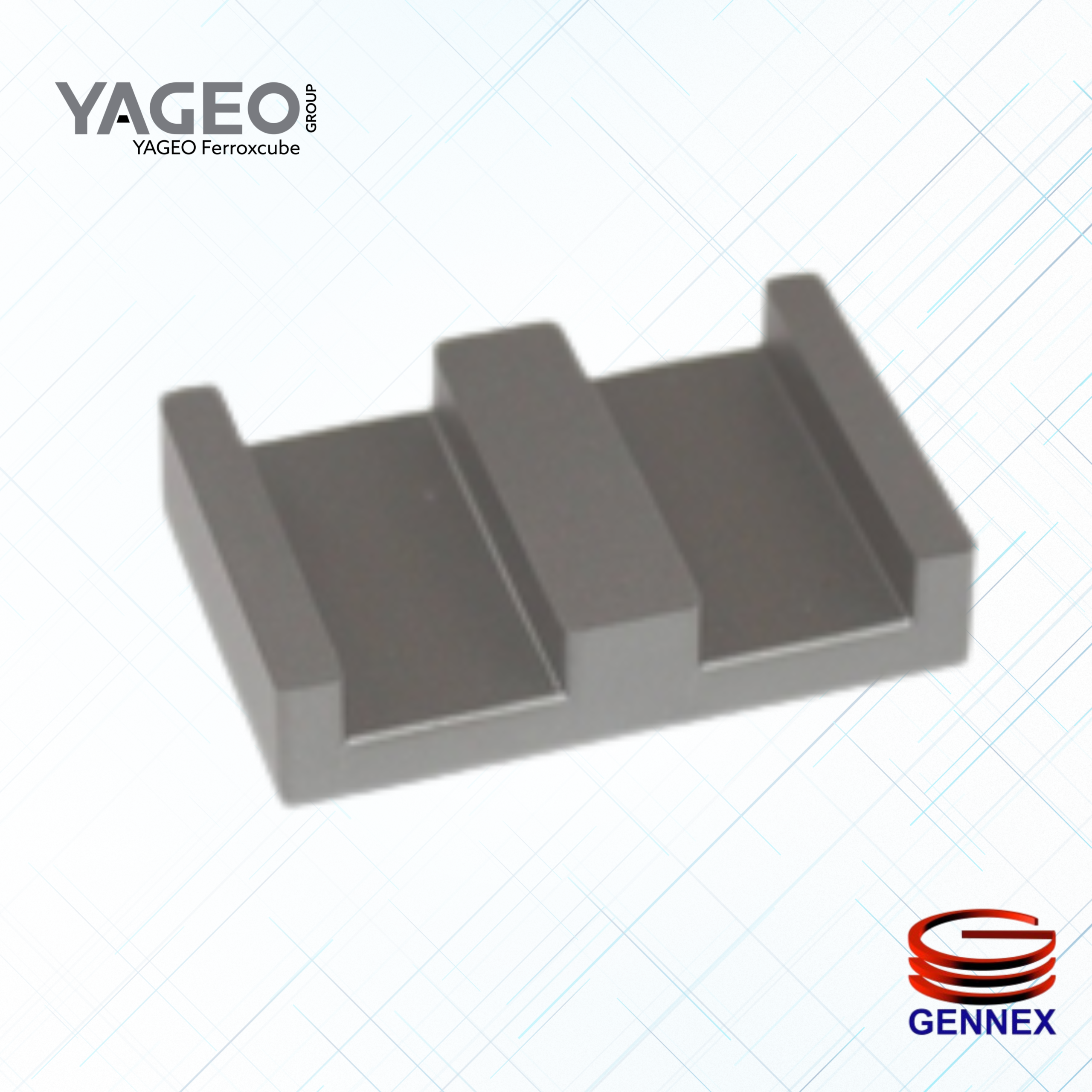 Yageo Ferroxcube Planar E Cores l Gennex