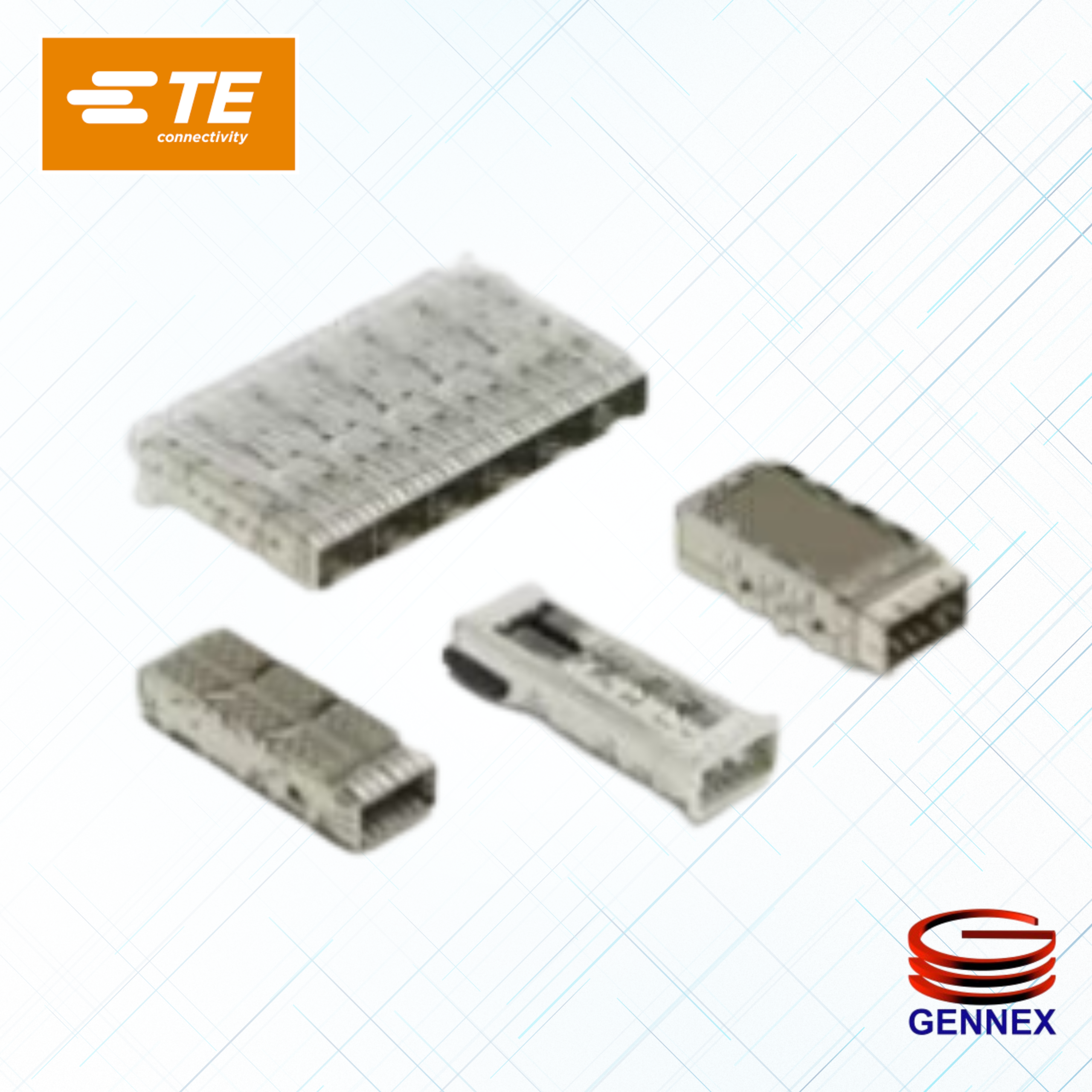 TE Connectivity Pluggable I/O Connectors & Cages l Gennex