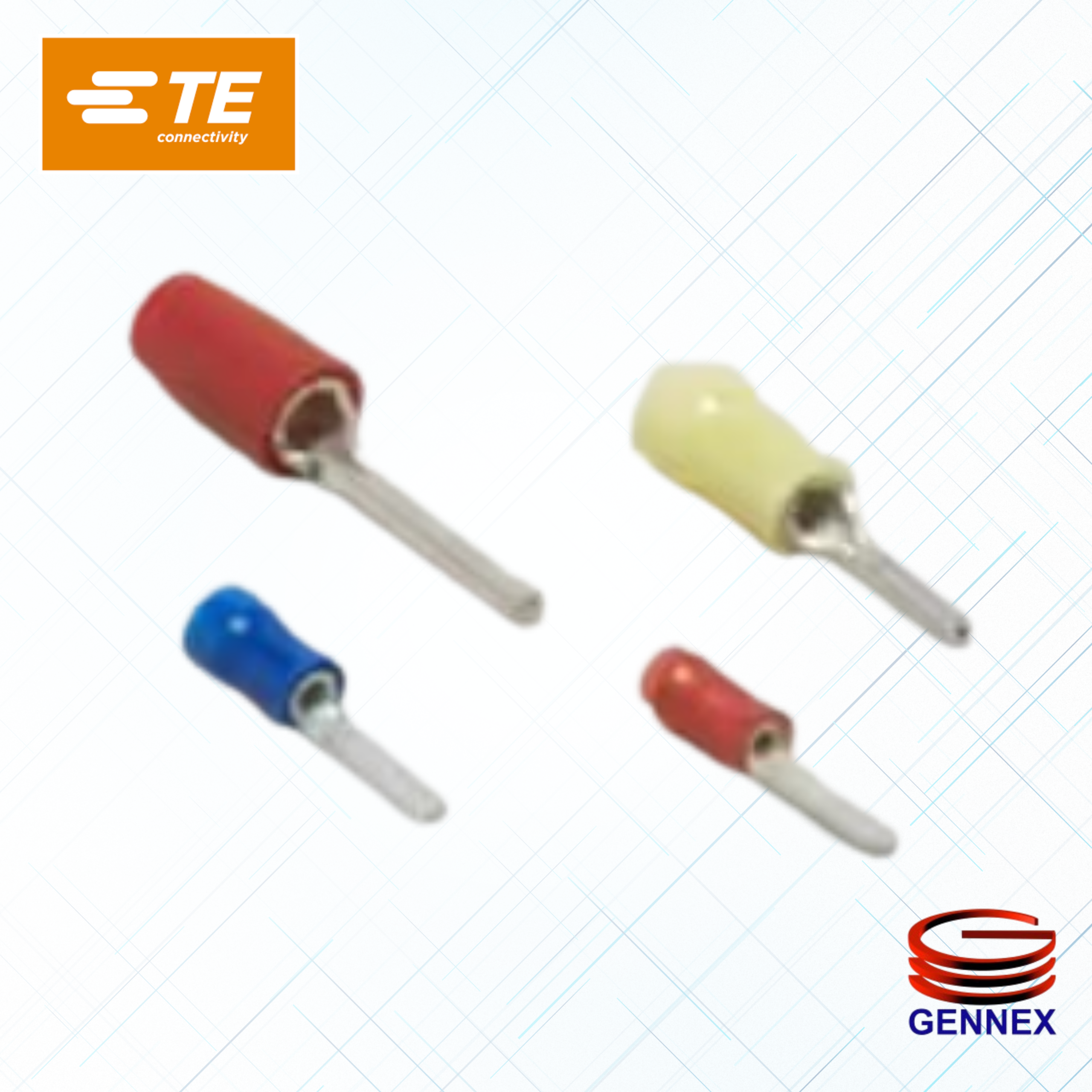 TE Connectivity Crimp Wire Pins, Tabs & Ferrules l Gennex