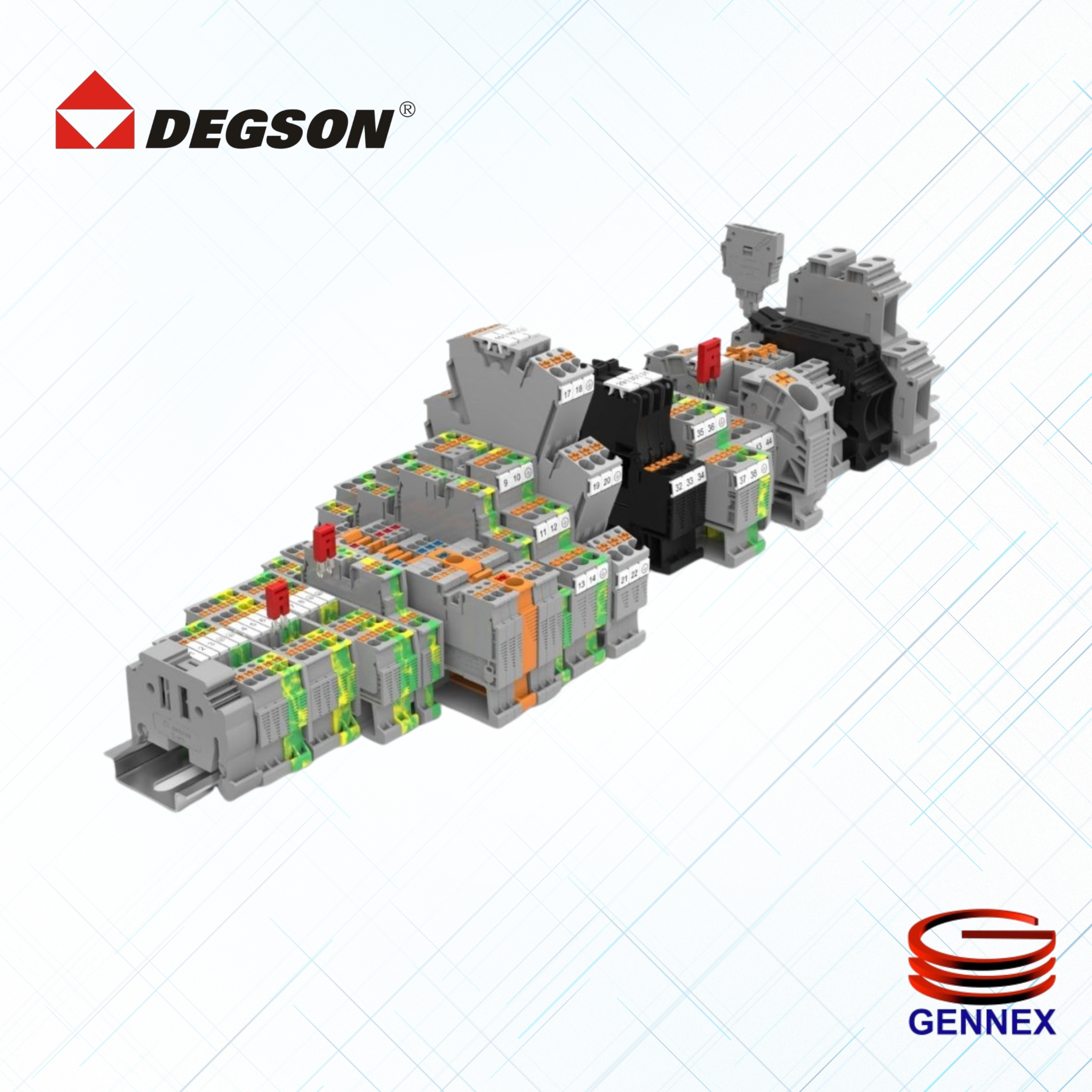 Degson DIN-Rail Terminal Blocks l Gennex